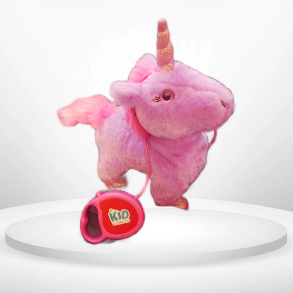 Walking Unicorn Toy Pink Purple